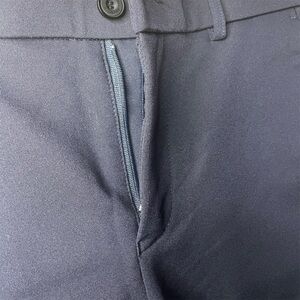 Plaid&Plain Mens stretch Dress Pants Slim Fit Skinny Suit Pants